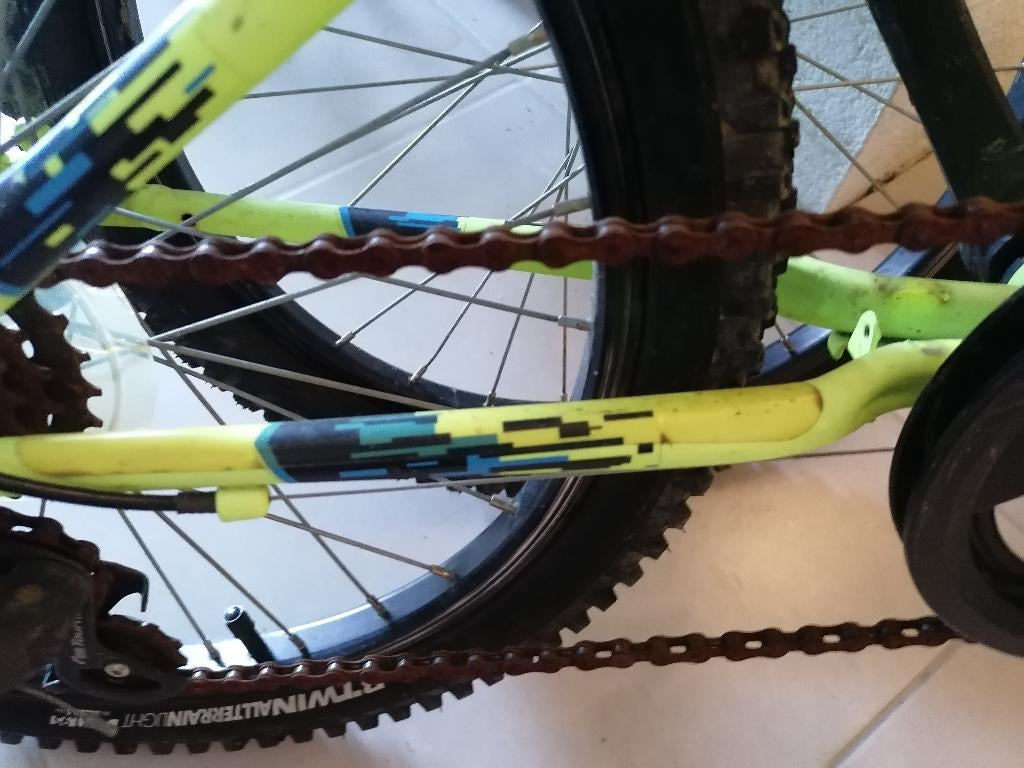 Vélo 20 pouces jaune, Vélos & Vélomoteurs, Acier, Enlèvement, 20 à 24 pouces, Rockrider