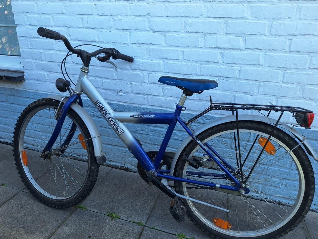 Vélo pour garçon - 24 pouces - bleu/gris, Vélos & Vélomoteurs, Enlèvement, 24 pouces, Vitesses