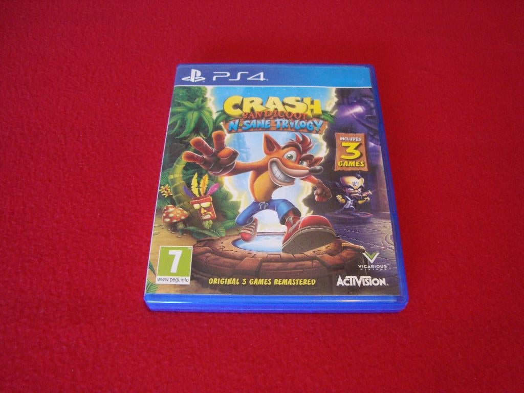 playstation 4 spel crash bandicoot n sane trilogy, Ophalen of Verzenden, Avontuur en Actie
