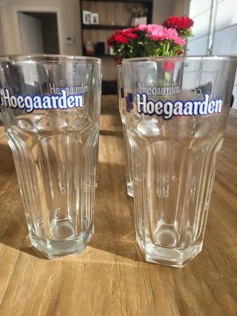 Allerlei andere bierglazen: Jupiler, Hoegaarden, Cristal,..., Enlèvement, Utilisé, Verre à bière