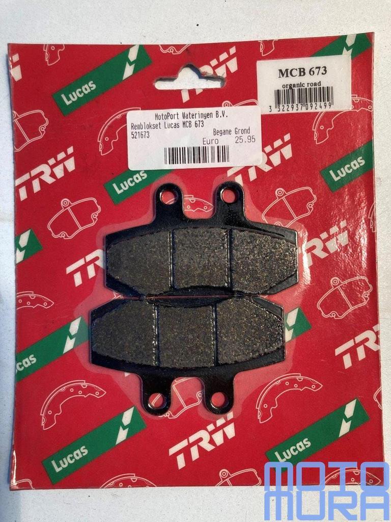 TRW MCB673 remblokken set Aprilia Scarabeo Sport City 125 15, Motoren, Onderdelen | Overige, -, -, Nieuw, Ophalen of Verzenden