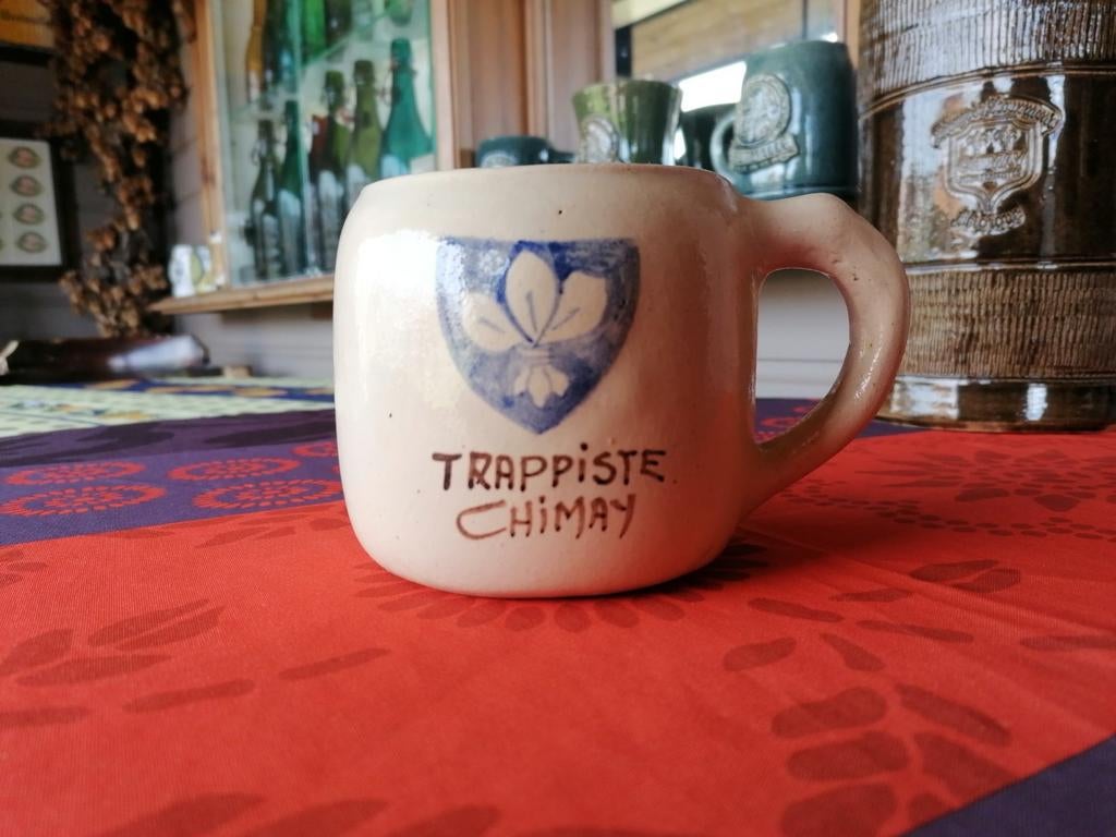 6 oude bierpullen Chimay-Trappist., Ophalen of Verzenden