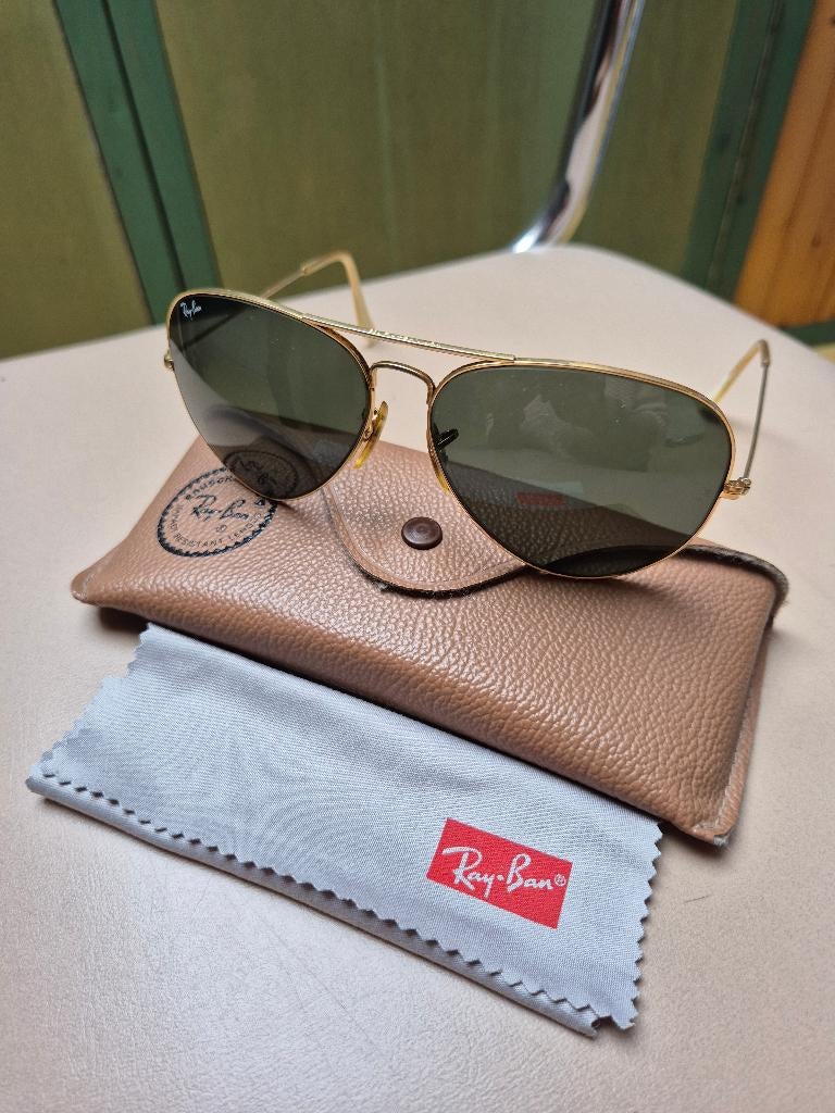 Ray-Ban RB3025 Aviator classique - vintage, Enlèvement ou Envoi, Utilisé, Lunettes de soleil, Ray-Ban