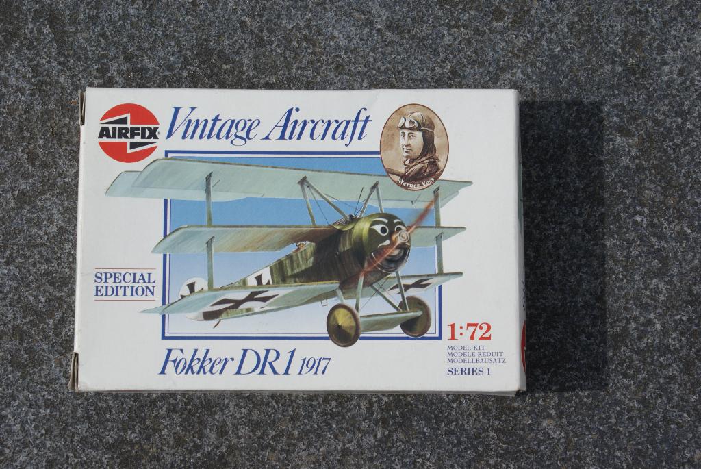 Airfix - Fokker DR1 1917 - 1/72, Overige merken, 1:72 tot 1:144, Gebruikt, Ophalen of Verzenden