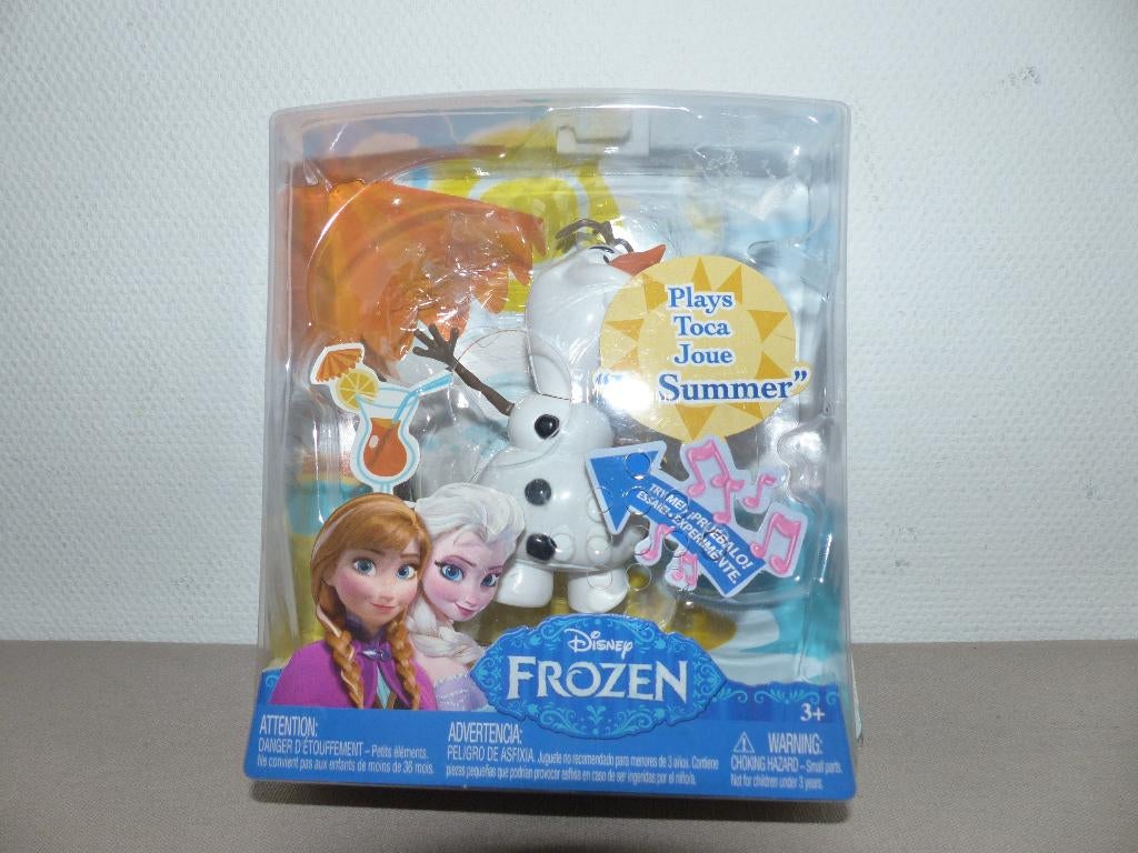Popje Olaf Frozen met muziek, Verzamelen, Disney, Zo goed als nieuw, Ophalen of Verzenden