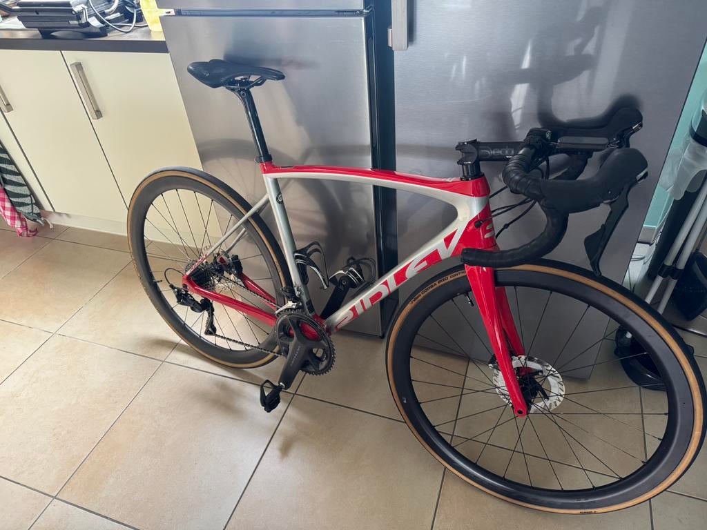 Vélo Ridley fenix sl  disc taille s (54) couleur rouge /gris, Fietsen en Brommers, Gebruikt, Carbon, 10 tot 15 versnellingen, Heren