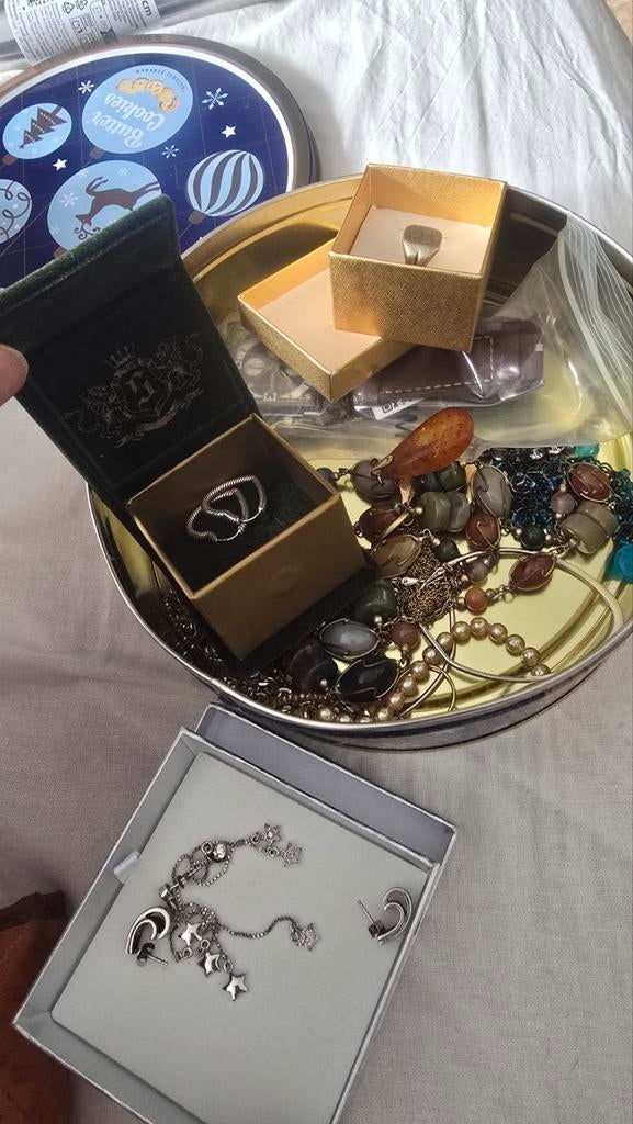 Antiek vintage verschilde sieraden, Ophalen of Verzenden