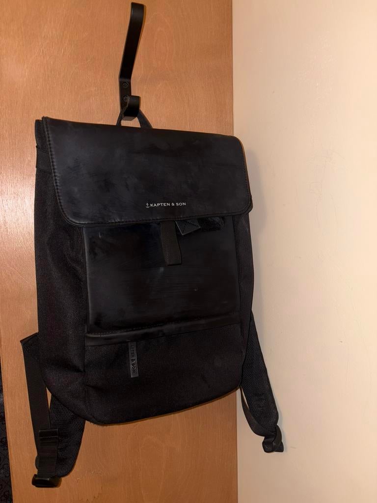 Sac à dos Kapten & Son noir, Enlèvement, Utilisé, Étanche
