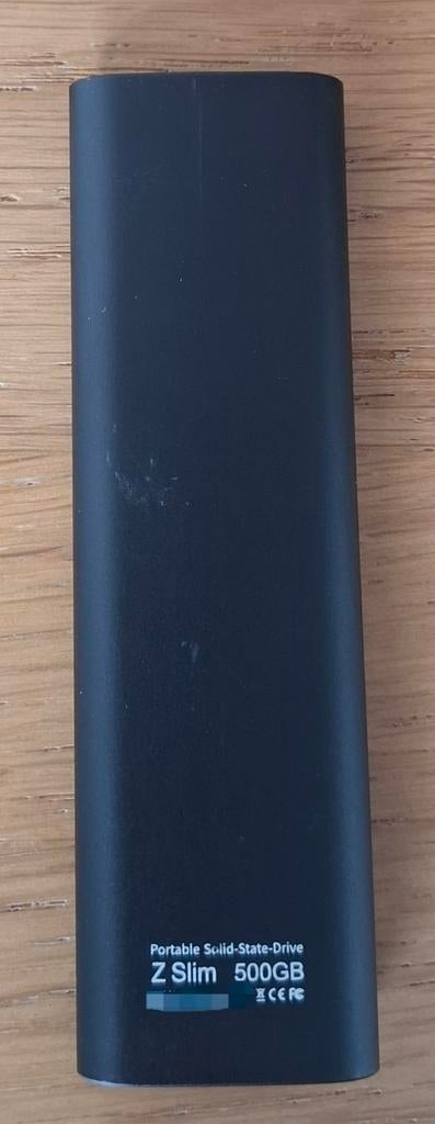 Netac Zslim 500 GB (250 GB - 1 TB), SSD, Ophalen of Verzenden, Zo goed als nieuw, USB