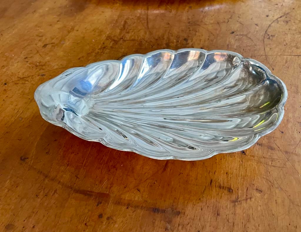 Coquille et bol en métal argenté Wiskemann Art Déco, Enlèvement ou Envoi, Argent