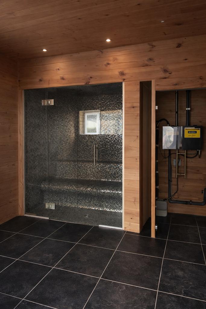 Sauna + cabine à vapeur professionnelle HygroMatik, Enlèvement, Comme neuf, Sauna complet