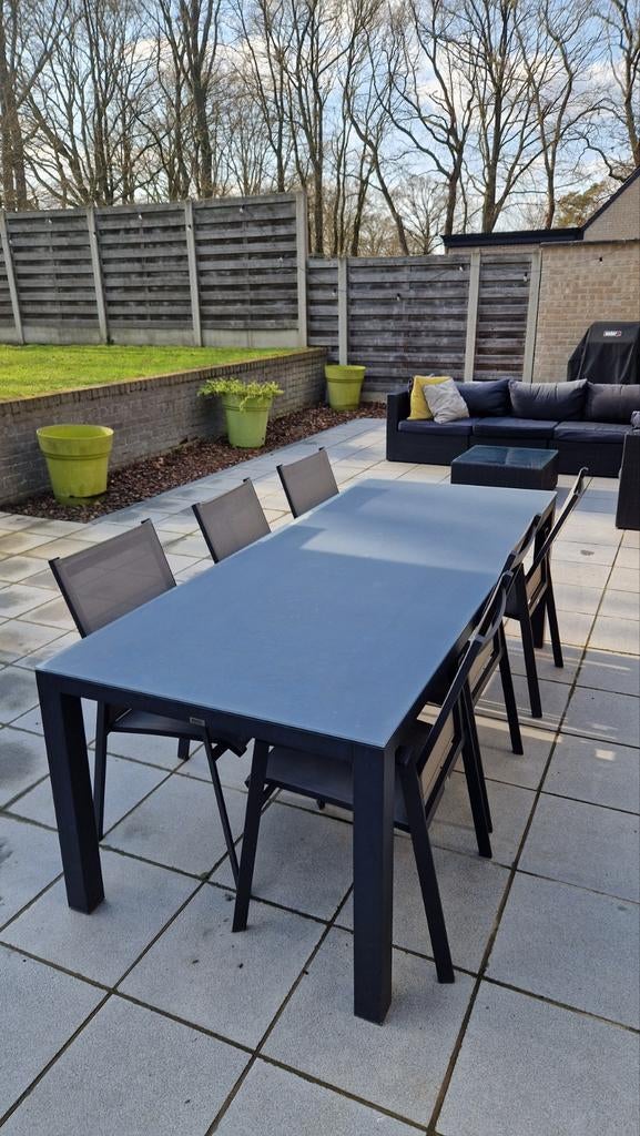 Tuintafel met 6 stoelen -  Bristol, Tuin en Terras, Tuintafels, Ophalen