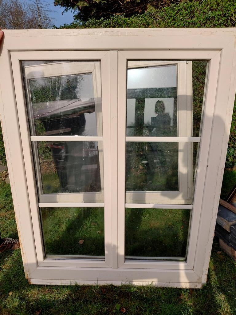 Fenêtre en PVC, Bricolage & Construction, Châssis & Portes coulissantes, Châssis de fenêtre, 75 à 150 cm, 75 à 150 cm, Synthétique