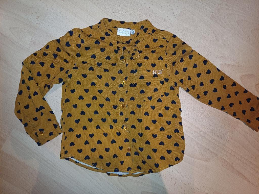 K3 bruin bloesje met hartjes - maat 110, Meisje, K3, Ophalen of Verzenden, Zo goed als nieuw