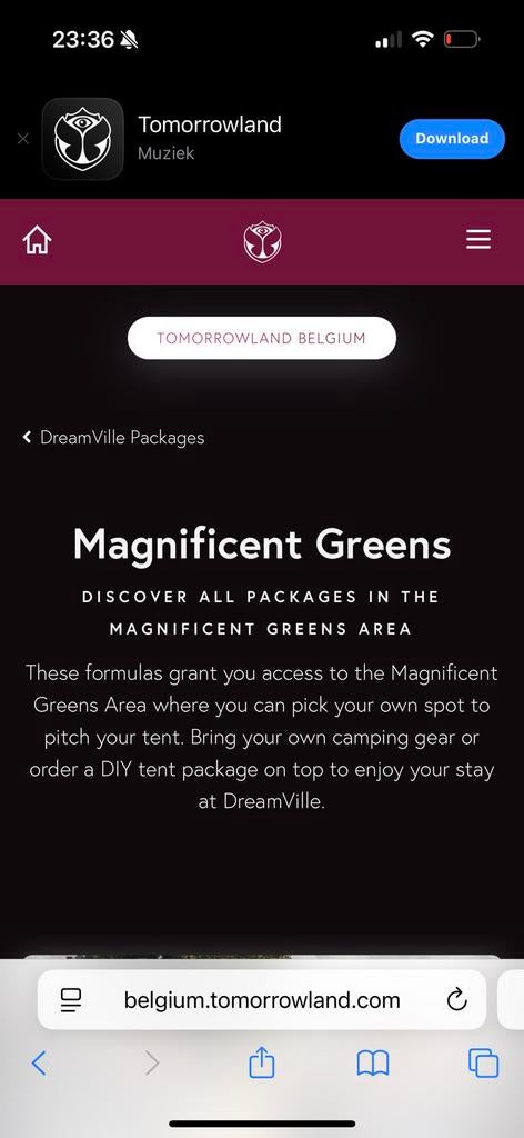 2 tomorowland magnificent greens tickets weekend 1