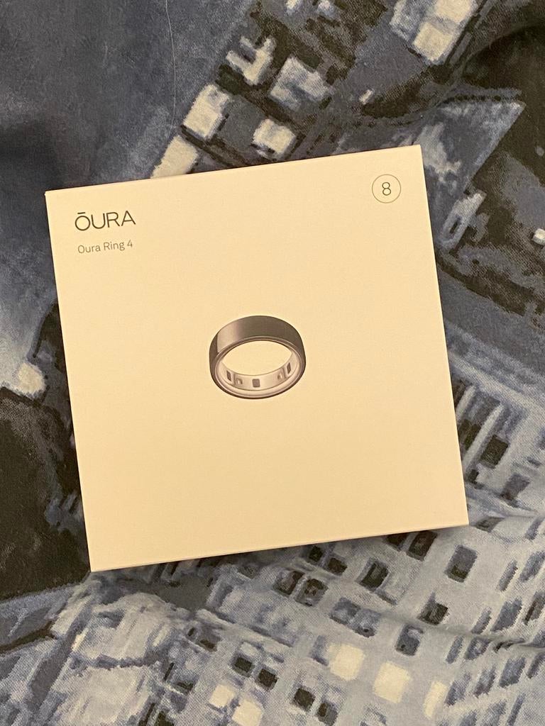 Oura Ring 4, maat 8 zwart, Ophalen of Verzenden, Nieuw, Zwart