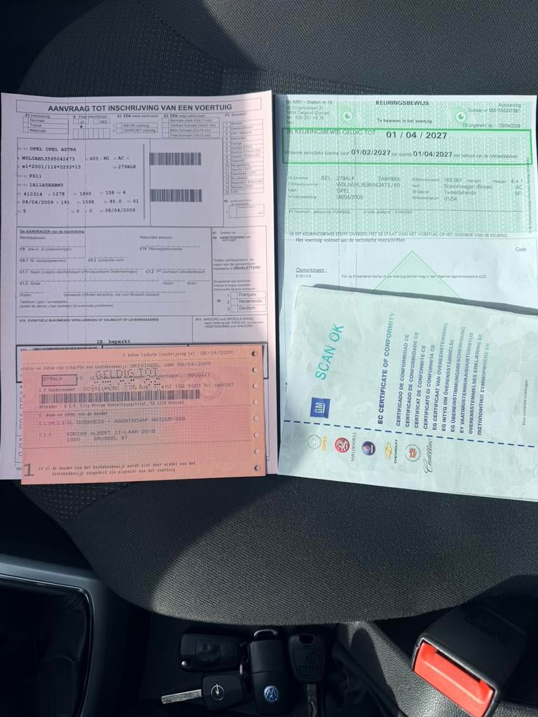 Opel Astra 1.6 essence euro 4, Autos, Opel, Achat, Boîte manuelle, Noir, 5 portes