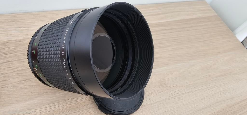 Objectif miroir Minolta RF Rokkor 500 mm f/8 — ENSEMBLE COMP, Enlèvement