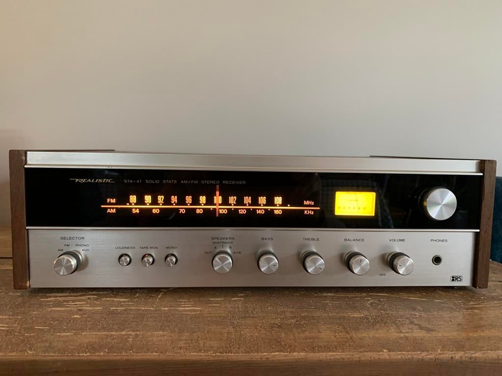 Realistic Receiver, STA-47, Audio, Tv en Foto, Versterkers en Ontvangers, Ophalen, Zo goed als nieuw, Stereo