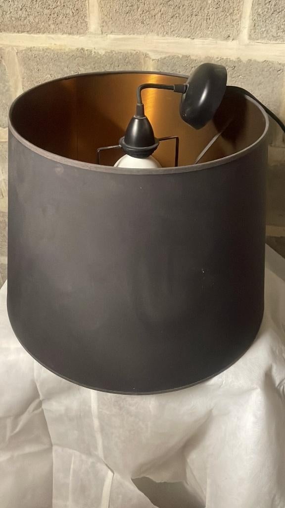 Luminaire noir moderne et industriel, Maison & Meubles, Lampes | Suspensions, Moins de 50 cm, Moderne et industriel, Enlèvement