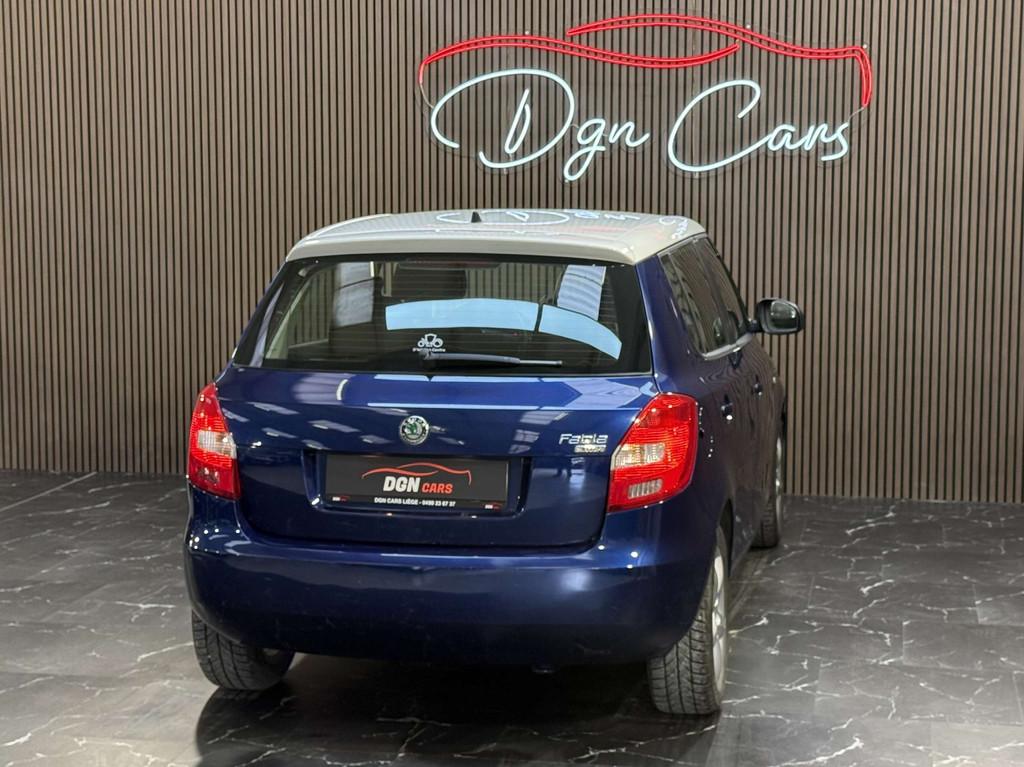 Skoda Fabia Fabia 1.2i Think-Pink (bj 2010), Auto's, Stof, Gebruikt, Blauw, 1198 cc