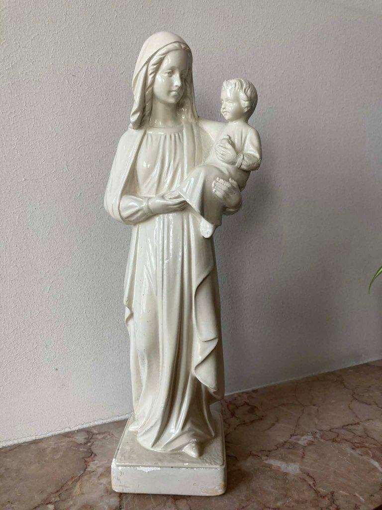 Beeld Maria met Kind Carli (30 cm), Antiek en Kunst, Ophalen of Verzenden