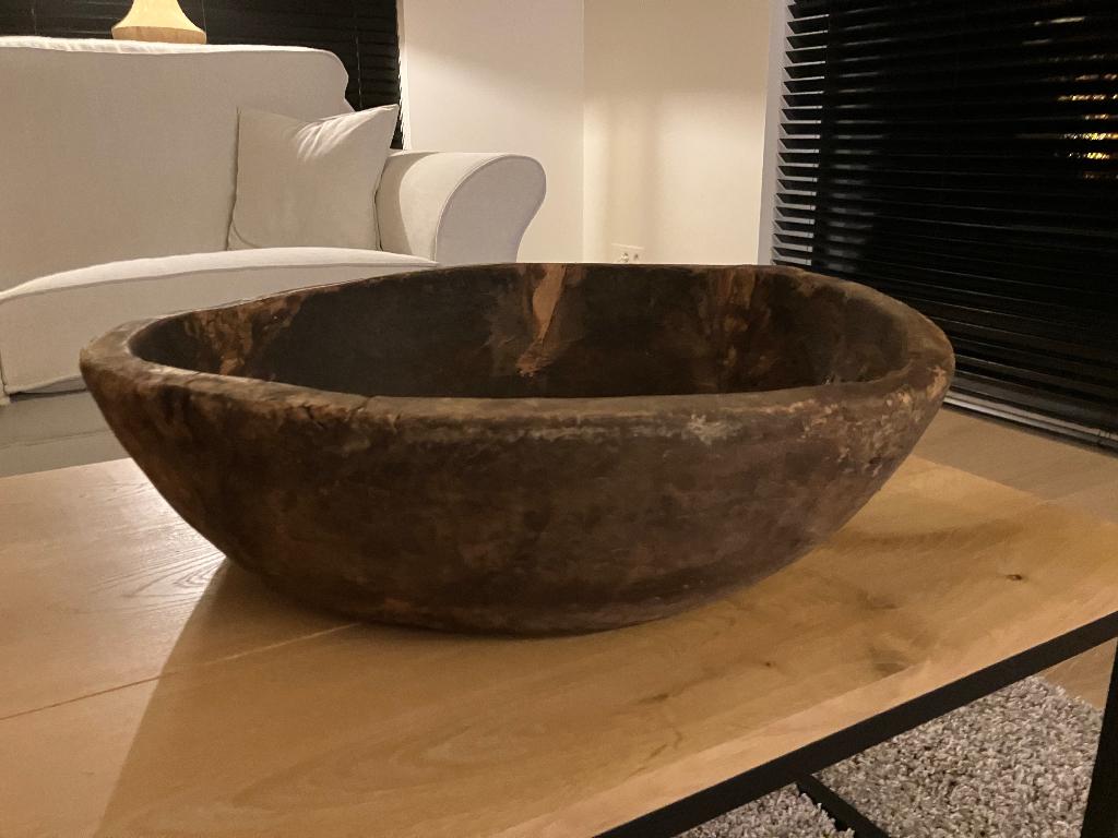 Prachtige  authenieke schaal merk Hoffz diameter 63 cm NIEUW, Huis en Inrichting, Ophalen, Nieuw, Kandelaar