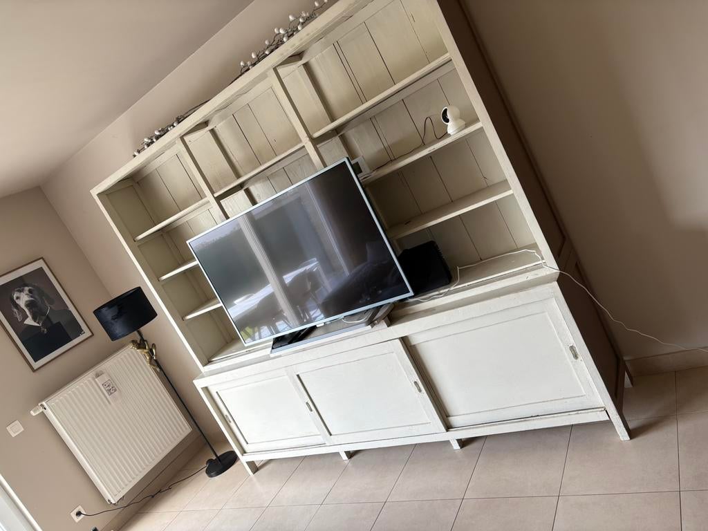 Oude landelijke bibliotheek kast , tv kast , tv meubel, Huis en Inrichting, Ophalen, Zo goed als nieuw