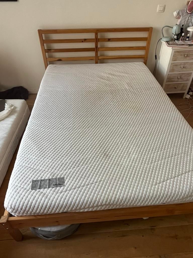 Zeer goed Matras Lattoflex 140 200 latex naturel, Huis en Inrichting, Woonaccessoires | Plaids en Woondekens, Ophalen, Gebruikt