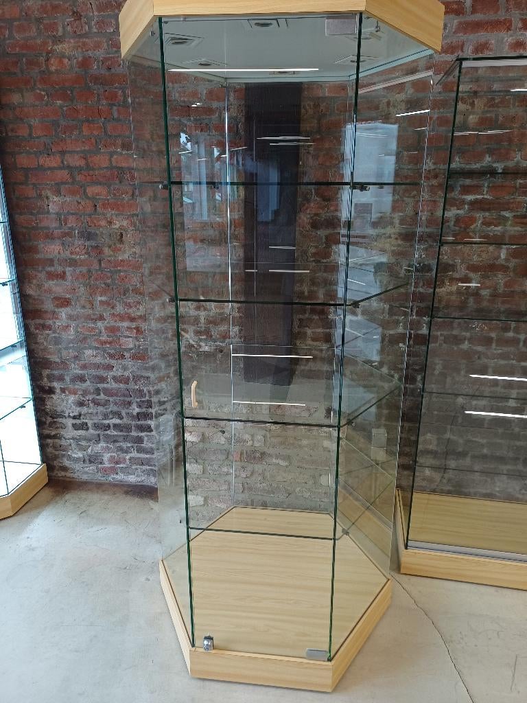 armoire  étagère vitrée, Maison & Meubles, 25 à 50 cm, Avec porte(s), Comme neuf, 50 à 100 cm