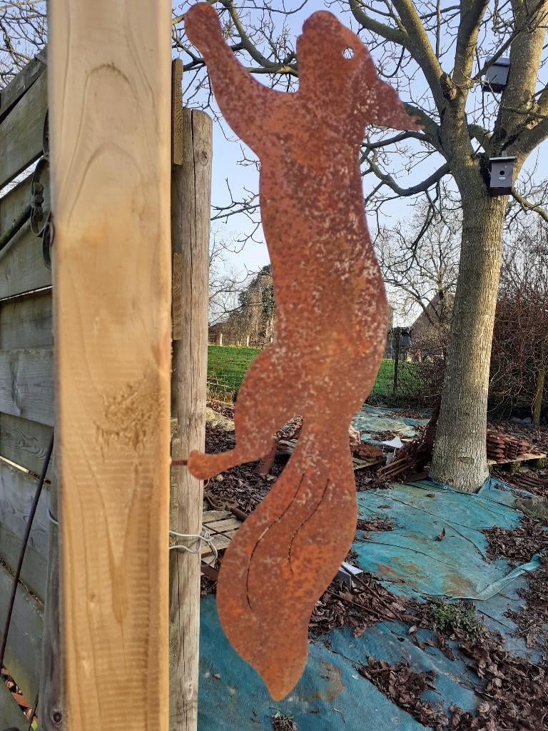 ECUREUIL EN METAL A FIXER, Enlèvement ou Envoi, Neuf, Métal, Animal