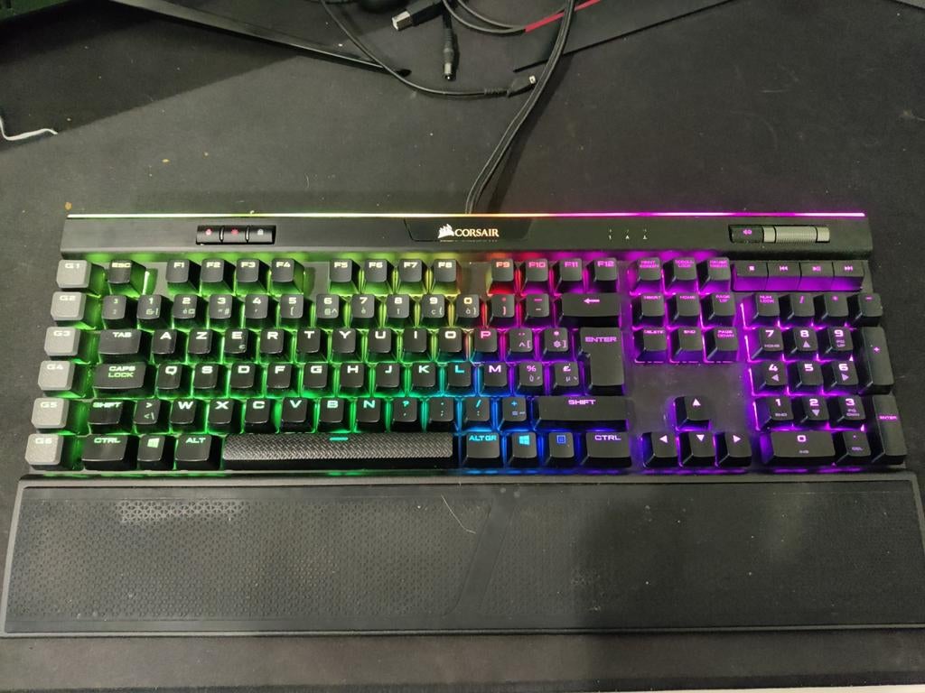 Corsair K95 RGB platinum + Razer Deathadder v2, Ophalen, Azerty, Razer, Toetsenbord en muis-set