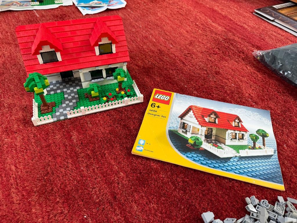 Lego 4886 Creator Huis, Kinderen en Baby's, Ophalen, Zo goed als nieuw, Complete set, Lego