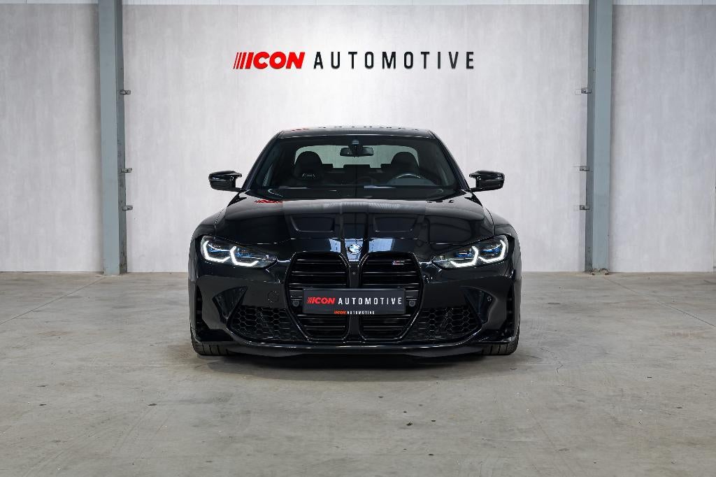 BMW G80 M3 COMPETITION - LASER I HUD I HK I 360 I M DRIVER, Auto's, BMW, 4 deurs, Achterwielaandrijving, 375 kW, Zwart