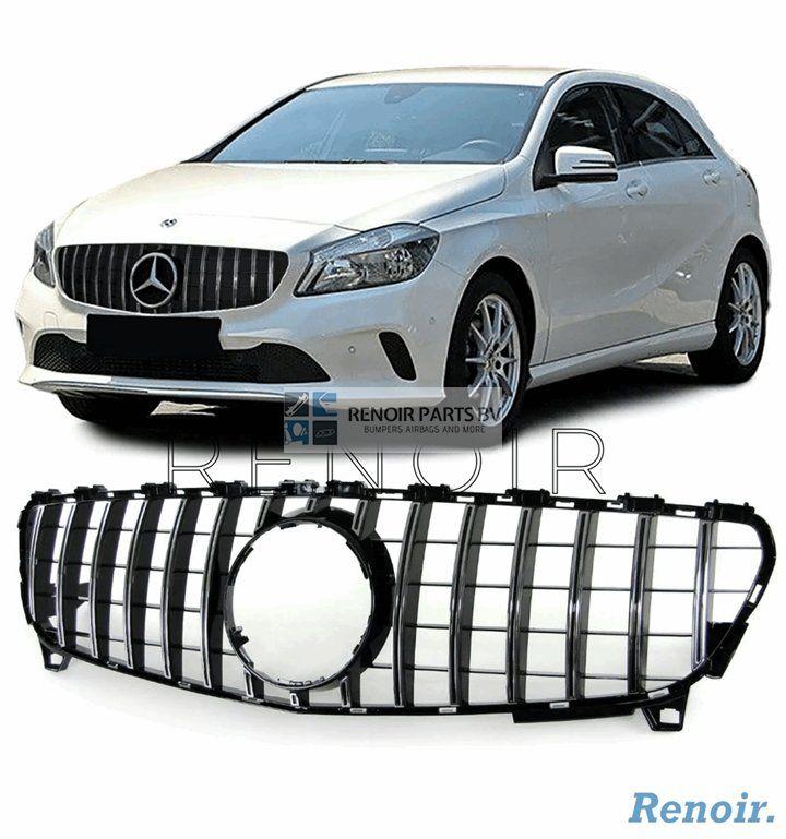 W176 GT GRILL MB A Klasse Facelift Panamericana Chrome Gril, -, Utilisé, -, -