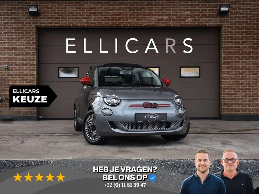 Fiat 500e CABRIO 42kWh / SOH 95% / RED / CARPLAY / GPS / CA, Autos, Fiat, 0 kg, 87 kW, Cabriolet, 0 kg