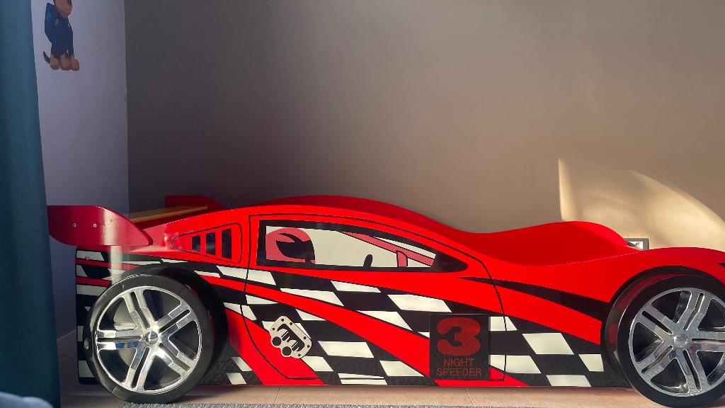 Jongens bed+kast, Huis en Inrichting, Ophalen, Zo goed als nieuw, Eenpersoons