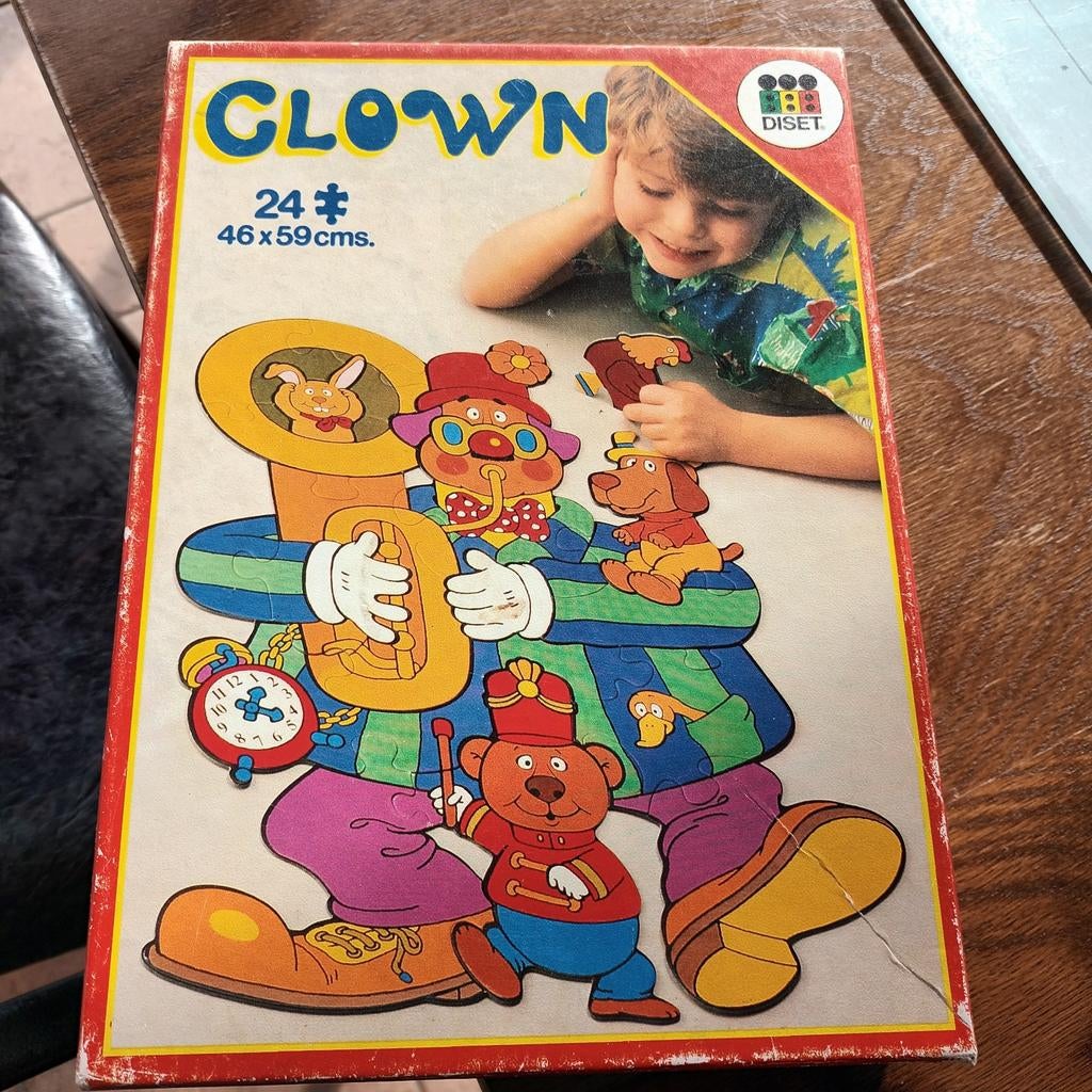 Grappige puzzel van clown 24 stuks, Ophalen