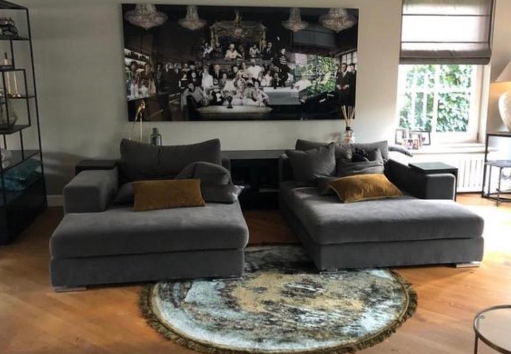 2x Chaise Longue van Macazz, Maison & Meubles, Enlèvement, Utilisé, Tissus, 150 cm ou plus