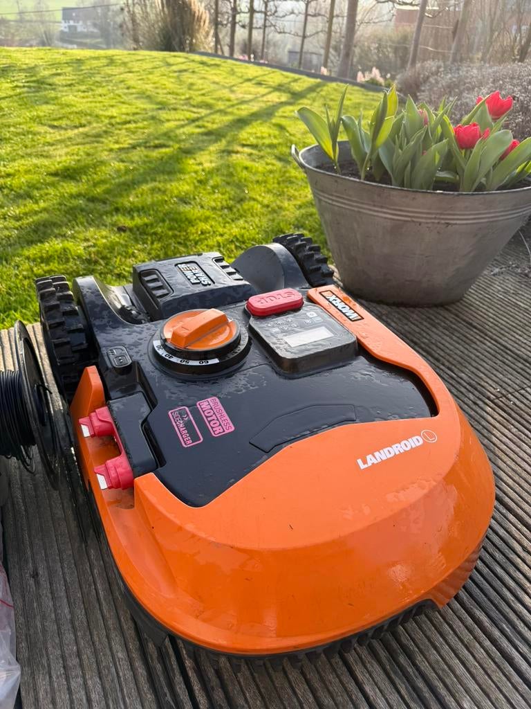 Tondeuse à gazon robotique Worx Landroid L, Jardin & Terrasse, Enlèvement, Utilisé, Tondeuses à gazon électriques