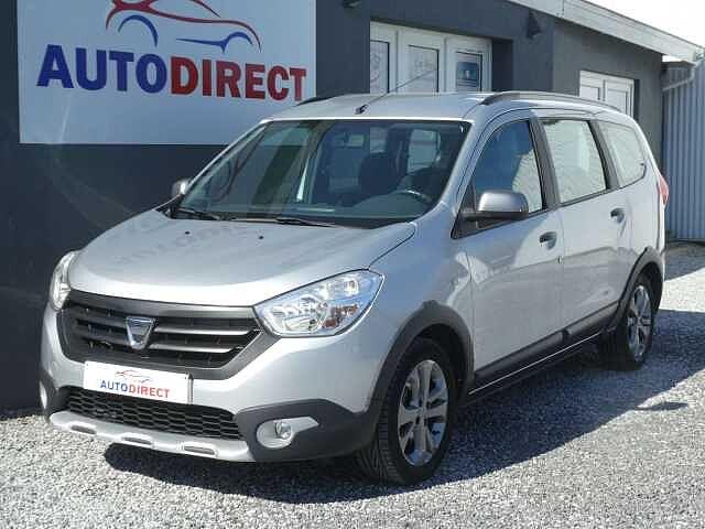 Dacia Lodgy 1.5 dCi Stepway Navi, Airco **GARANTIE 1 JAAR**, Autos, Dacia, Achat, Entreprise, Boîte manuelle, Noir
