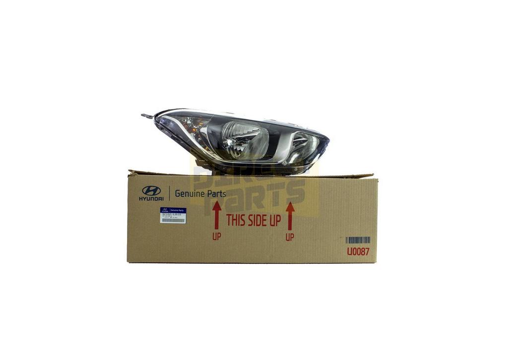 Hyundai i20 koplamp Rechts (halogeen/H7/H7) Origineel  92102, Neuf, -, -, Hyundai