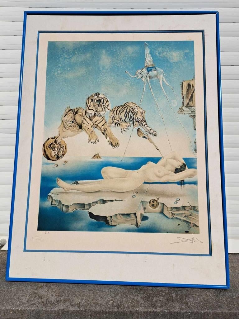 lithographie epreuve d artiste signe salvador dali, Antiquités & Art, Art | Lithographies & Sérigraphies, Enlèvement ou Envoi