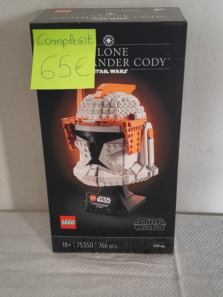 Lego Star Wars 75350 Le casque du Commandant clone Cody, Enlèvement ou Envoi, Utilisé, Lego