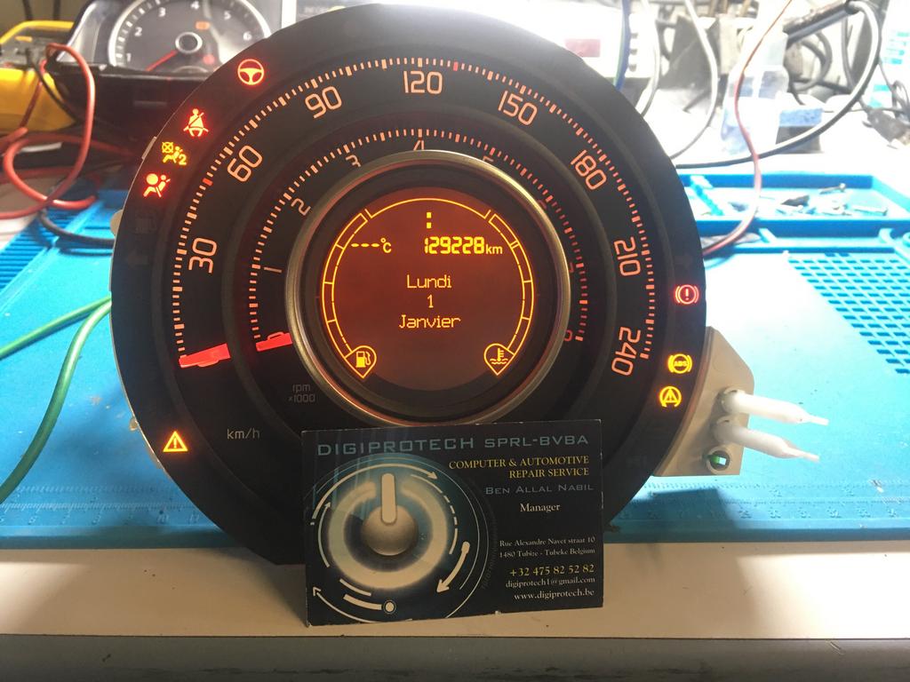 COMPTEUR FIAT 500 reparation, Autos : Pièces & Accessoires, Enlèvement ou Envoi, Fiat