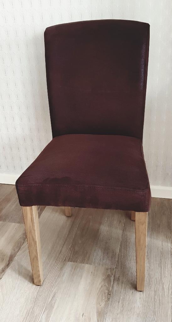 Stoel in daim / nubuck, Huis en Inrichting, Ophalen, Zo goed als nieuw, Hedendaags, Eén