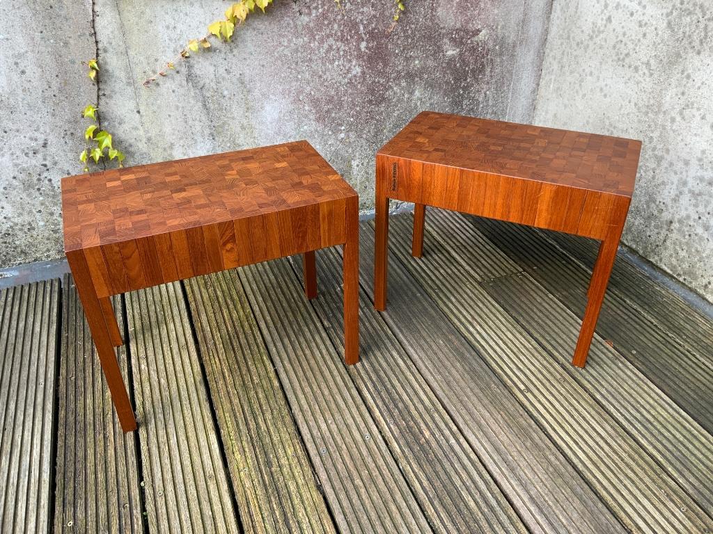 Deux tables de chevet design, Neuf, Enlèvement ou Envoi, Moins de 55 cm, Moins de 45 cm