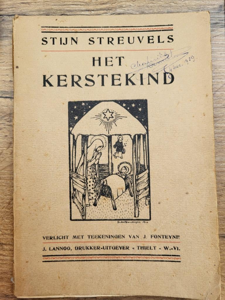 Stijn Streuvels- Het kerstekind - 1922 - 4de druk, Enlèvement ou Envoi, Utilisé