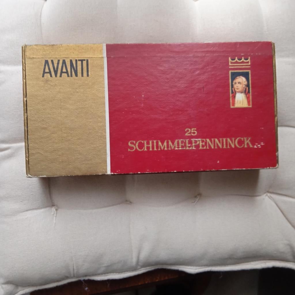 Ancienne boîte à cigares, Avanti Schimmelpenninck pour 25 pi, Enlèvement ou Envoi, Comme neuf