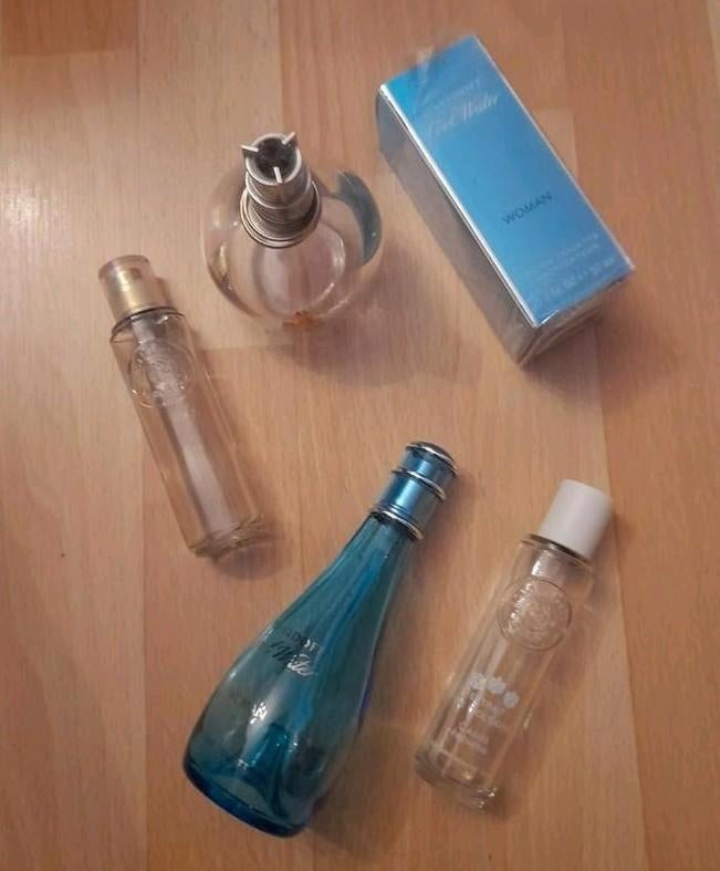 Bouteilles VIDES parfum à collectionner: Lanvin, Davidoff..., Collections, Parfums, Enlèvement ou Envoi, Utilisé